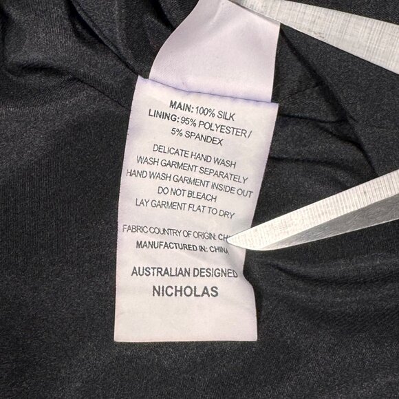 Nicholas Flowy Silk Gown SZ 2 Floral Chiffon Formal Maxi Dress Strapless Glam - Picture 14 of 15